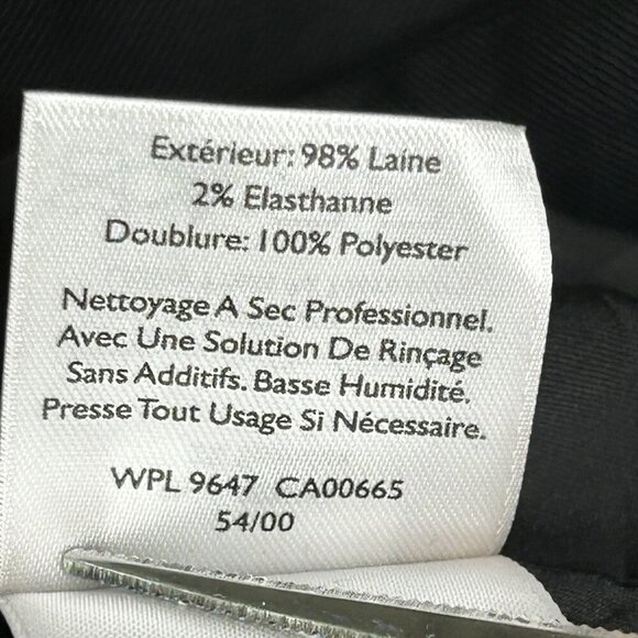 Eddie Bauer Blazer Womens 20 Tall Wool Blend Two Button Office Career Jacket - Picture 7 of 14